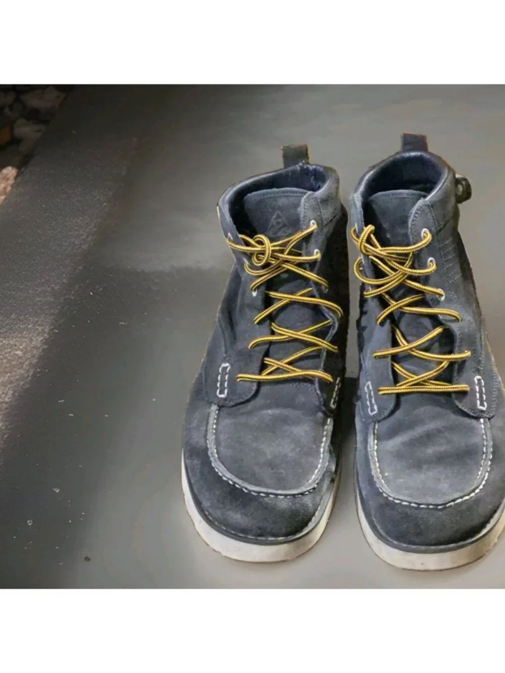 Nike ACG Kingman Suede Leather Boots Dark Grey Men's Size 13 US